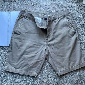 RVCA - Men’s weekender shorts - size 34 slim - dark tan